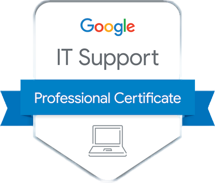 Badge Google IT Support Professional Certificate
